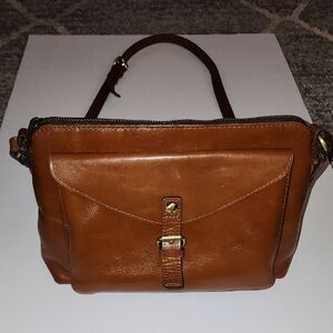 Patricia Nash Avellino Leather Crossbody Bag.